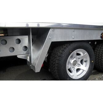 Woodford RL 7000 - Lukket trailer - 3.500 kg - Smal model - 3 aksler